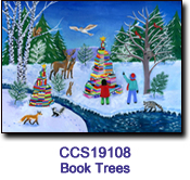 Book Trees Charity Select Holiday Card